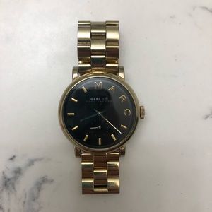 Marc by Marc Jacobs Baker Black Dial Watch